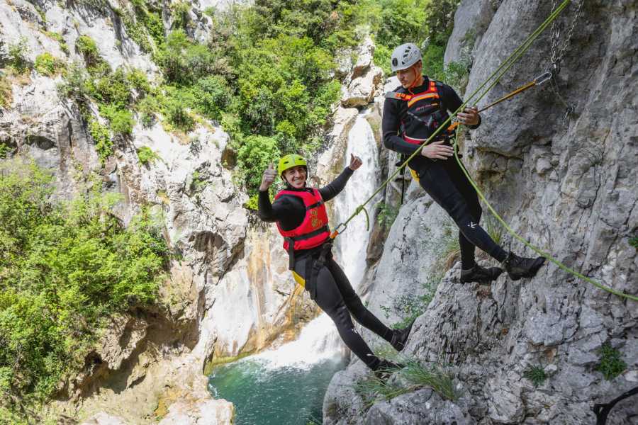 EXTREME CANYONING on Cetina river from SPLIT